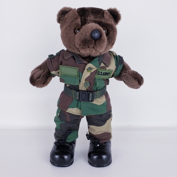 BEAR ForceS Of America US Army Small Stuffed Plush Teddy Bear - Picture 2 of 7